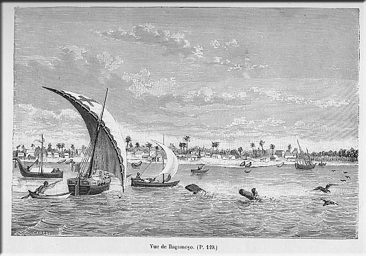 Blick auf Bagamoyo