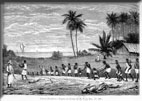 Ankunft des Sklaventransports in Bagamoyo